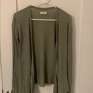 Light green cardigan